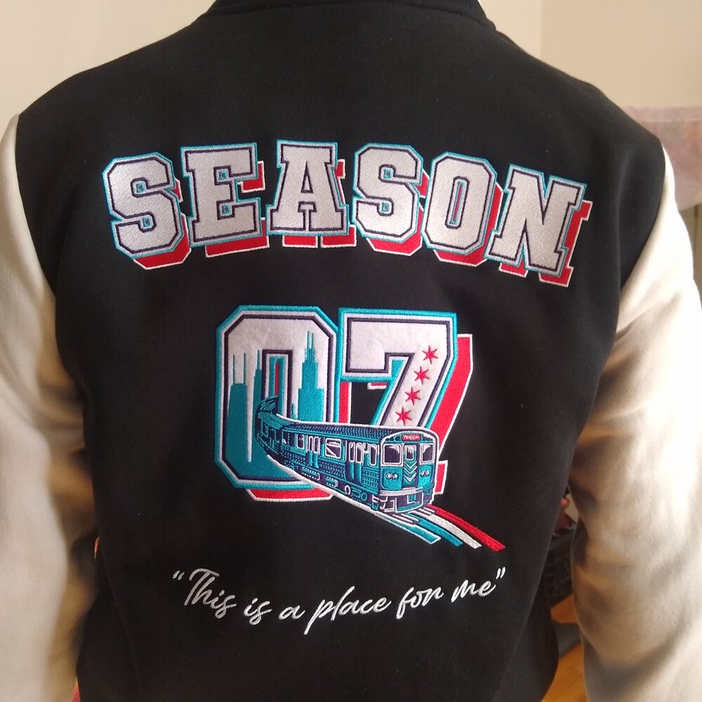 RARE! The Chi S7 Crew ONLY Varsity Jacket L | Showtime TV Wrap Gift